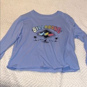 Billabong long sleeve light blue